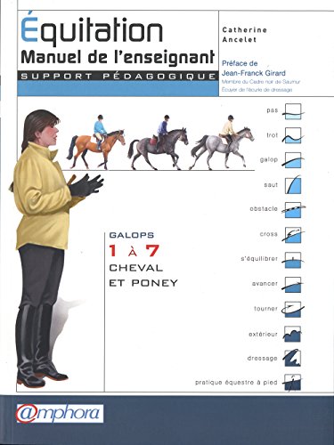 9782851808912: Equitation - Manuel de l'enseignant: Galops 1  7 cheval et poney