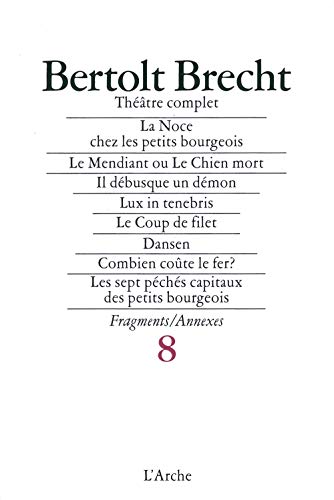 9782851811820: Thtre complet, tome 8