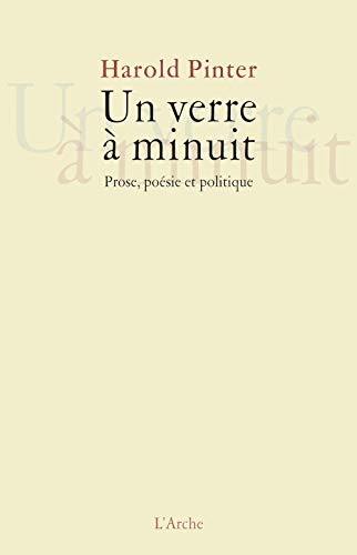 9782851817334: Un verre  minuit: Prose, posie et politique