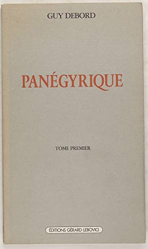 Stock image for Pangyrique. Tome 1 for sale by medimops