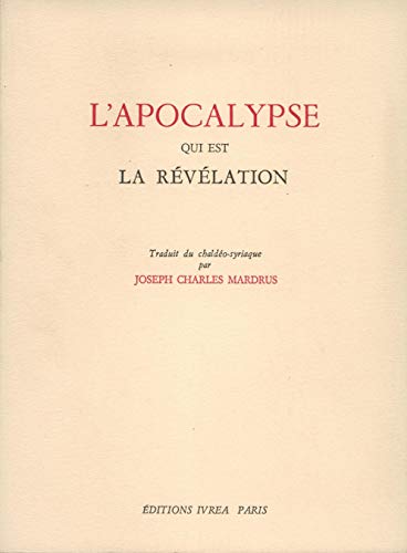 9782851842404: L' Apocalypse qui est la Revelation