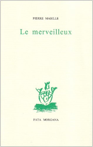 Stock image for Le merveilleux for sale by Gallix
