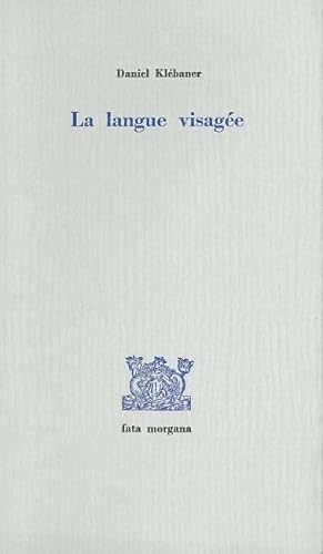 Beispielbild fr La langue visage zum Verkauf von Gallix