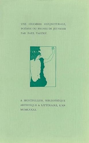 Une chambre conjecturale (9782851943590) by ValÃ©ry, Paul