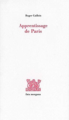 Stock image for Apprentissage de Paris for sale by Gallix