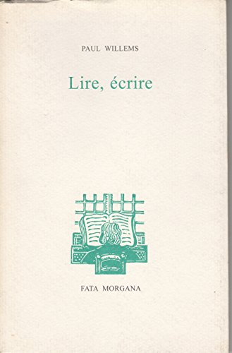 Beispielbild fr Lire, crire zum Verkauf von RECYCLIVRE