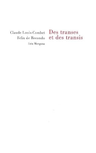 Stock image for Des transes et des transis for sale by Ammareal