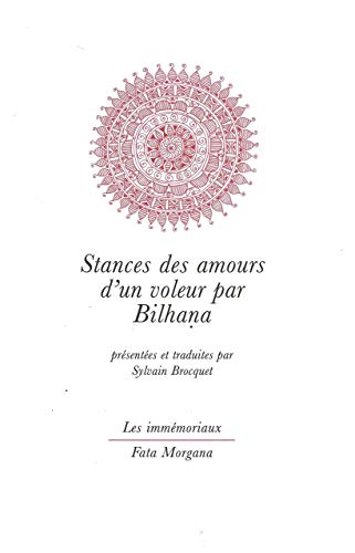 Imagen de archivo de Stances des Amours d'un Voleur par Bilhana [Broch] Bilhana a la venta por BIBLIO-NET