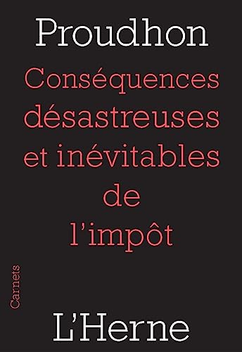 Imagen de archivo de consequences desastreuses et inevitables de l'impot a la venta por Librairie Pic de la Mirandole