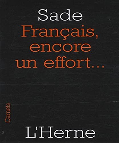 Stock image for FRANCAIS, ENCORE UN EFFORT. for sale by GF Books, Inc.