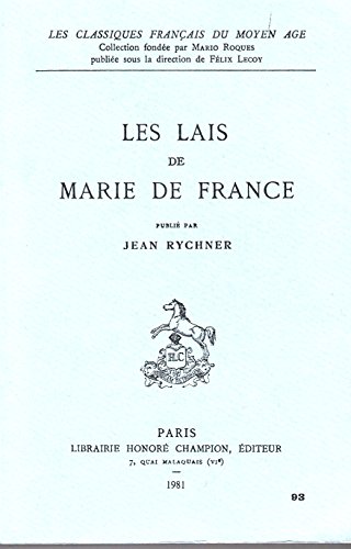 Beispielbild fr Les Lais de Marie de France zum Verkauf von ThriftBooks-Dallas