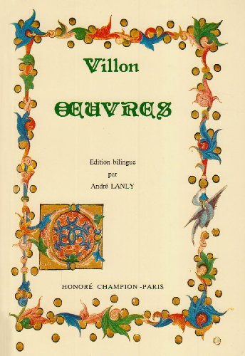 Stock image for ?uvres (Textes et traductions des classiques franc?ais du Moyen Age) (French Edition) for sale by GF Books, Inc.