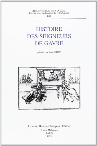 Histoire des seigneurs de Gavre (9782852032620) by [???]