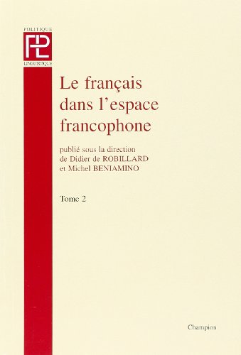 Beispielbild fr Le franais dans l'espace francophone zum Verkauf von Chapitre.com : livres et presse ancienne