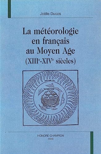 9782852036741: La mtorologie en franais au Moyen Age (XIIIe-XIVe sicles)