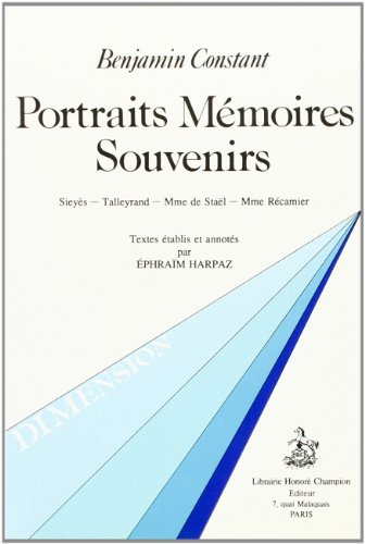 Imagen de archivo de Portraits, mmoires, souvenirs a la venta por medimops