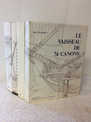 Stock image for Le Vaisseau de 74 Canons (Gun) Traite Practique D'Art Naval (4 Volumes in Limited Edition full leather) for sale by WORLD WAR BOOKS