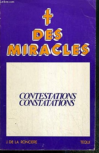 Beispielbild fr Des Miracles zum Verkauf von medimops