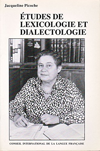 Imagen de archivo de Etudes de lexicologie et dialectologie (French Edition) a la venta por deric