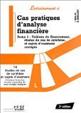 Stock image for Cas pratiques d'analyse financire for sale by medimops