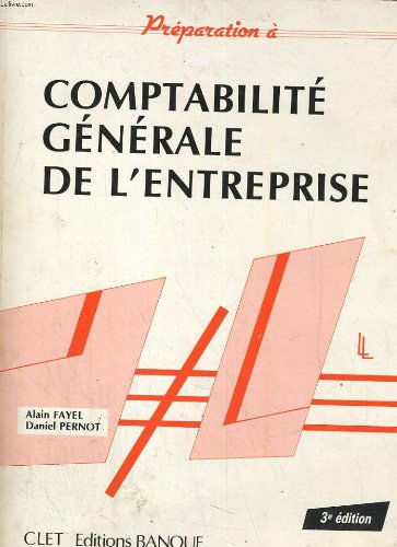 Stock image for Preparation a comptabilite generale de l'entreprise for sale by medimops