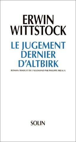 Beispielbild fr Le jugement dernier d'Altbirk zum Verkauf von medimops