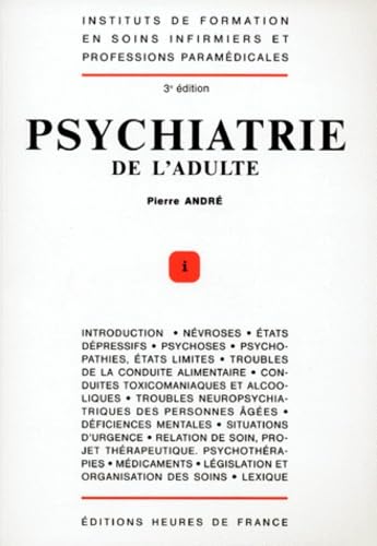 Stock image for Psychiatrie de l'adulte for sale by Ammareal