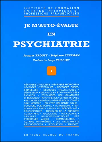 Beispielbild fr JE M'AUTO-EVALUE EN PSYCHIATRIE zum Verkauf von Librairie rpgraphic