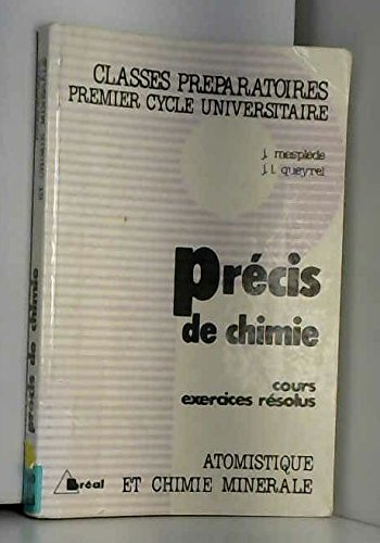 9782853946506: Prcis de chimie: Atomistique et chimie minrale