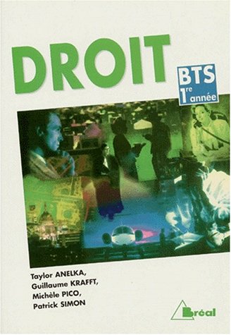 Beispielbild fr Droit : BTS 1re anne zum Verkauf von Ammareal