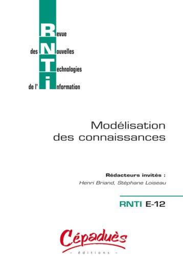 Stock image for Revue des nouvelles technologies de l'information (modlisation des connaissances) for sale by Ammareal