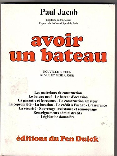 Avoir un bateau - Paul Jacob - Livre