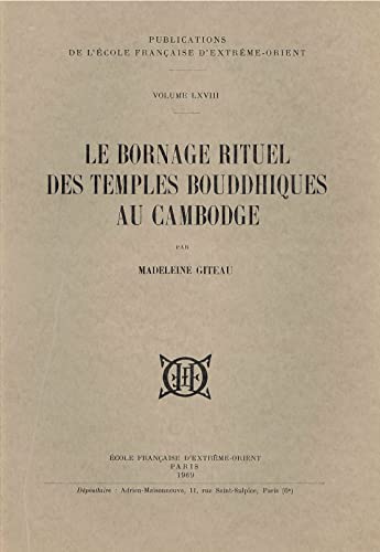 Beispielbild fr Le bornage rituel des temples bouddhiques au Cambodge (French Edition) zum Verkauf von Gallix