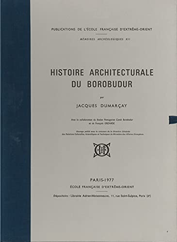 Stock image for Histoire architecturale du Borobudur for sale by LiLi - La Libert des Livres