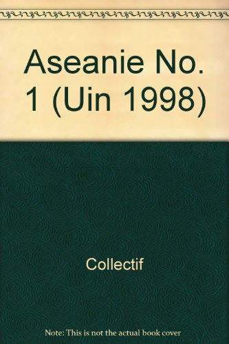 Beispielbild fr Asanie no. 1 (juin 1998) (French Edition) zum Verkauf von Gallix