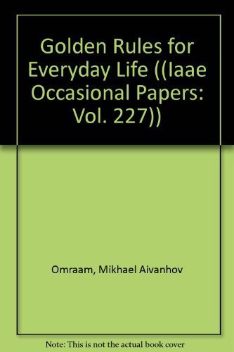 Beispielbild fr Golden Rules for Everyday Life (Izvor Collection, Volume 227) zum Verkauf von Books From California