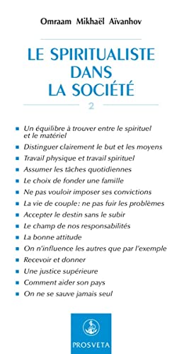 Stock image for Le Spiritualiste Dans la Societe for sale by Librairie Pic de la Mirandole