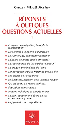 Stock image for Rponses  quelques questions actuelles for sale by Librairie Pic de la Mirandole