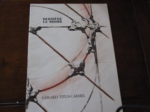 9782855870823: Derrire le miroir (n243, janvier 1981) : Grard Titus-Carmel