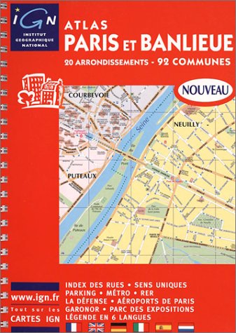 Beispielbild fr Atlas routiers : Atlas Paris Banlieue zum Verkauf von medimops