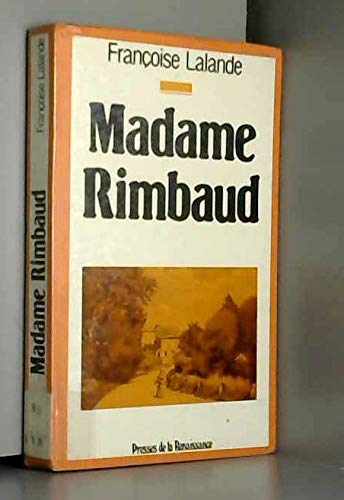 Beispielbild fr Madame rimbaud zum Verkauf von medimops