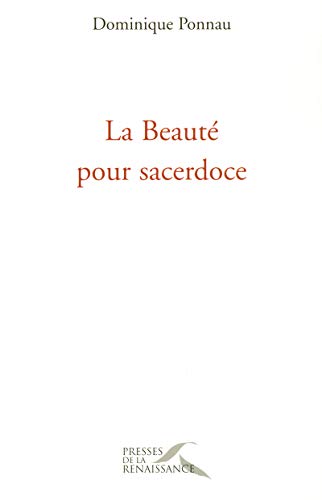 Stock image for La Beaut Pour Sacerdoce for sale by LiLi - La Libert des Livres