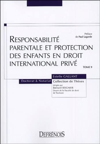 9782856230749: Responsabilit parentale et protection des enfants en droit international priv: 9