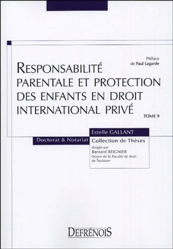 9782856230749: responsabilit parentale et protection des enfants en droit international priv (9)