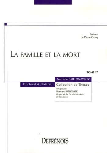 9782856230961: La famille et la mort: 17