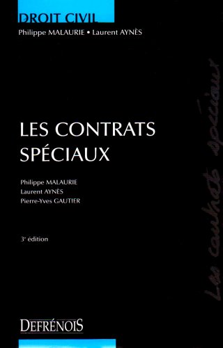 Beispielbild fr Les contrats spciaux zum Verkauf von Ammareal