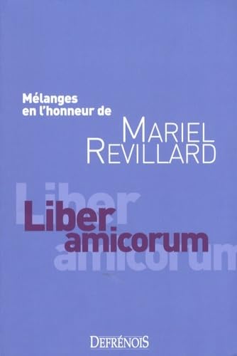 9782856231166: Mlanges en l'honneur de Mariel Revillard: Liber amicorum