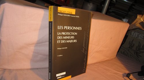 Beispielbild fr Les personnes : La protection des mineurs et des majeurs zum Verkauf von Ammareal