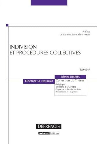 Stock image for Indivision et procdures collectives for sale by Chapitre.com : livres et presse ancienne