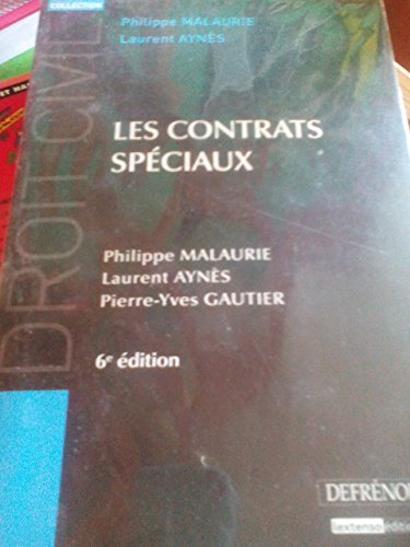Beispielbild fr Les contrats spciaux zum Verkauf von medimops